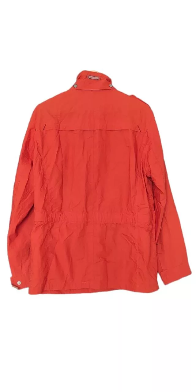 Bugatti Jackets BUGATTI Light Orange Jacket Full Zip 4 Pockets Made Germany