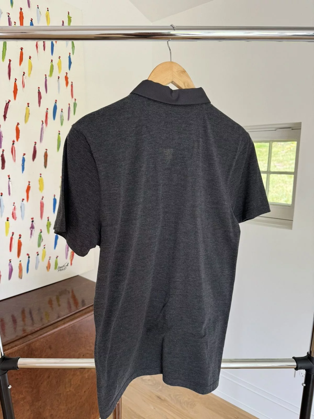 Ted Baker Polos Ted Baker Heather Grey Polo Gray