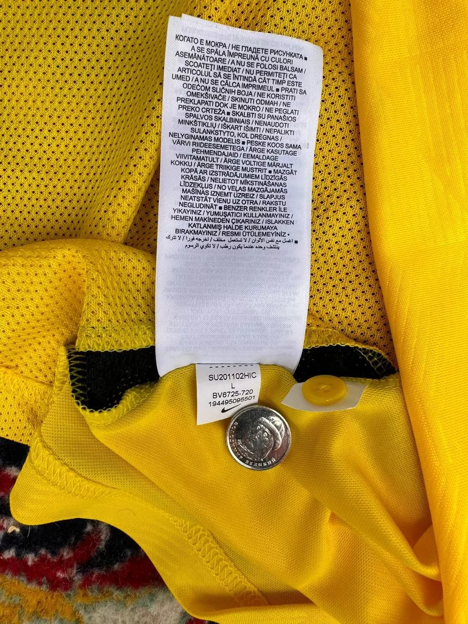 Nike Short Sleeve T Shirts BSC YOUNG BOYS 2020 2021 HOME FOOTBALL SHIRT NIKE JERSEY Yellow Sportswear