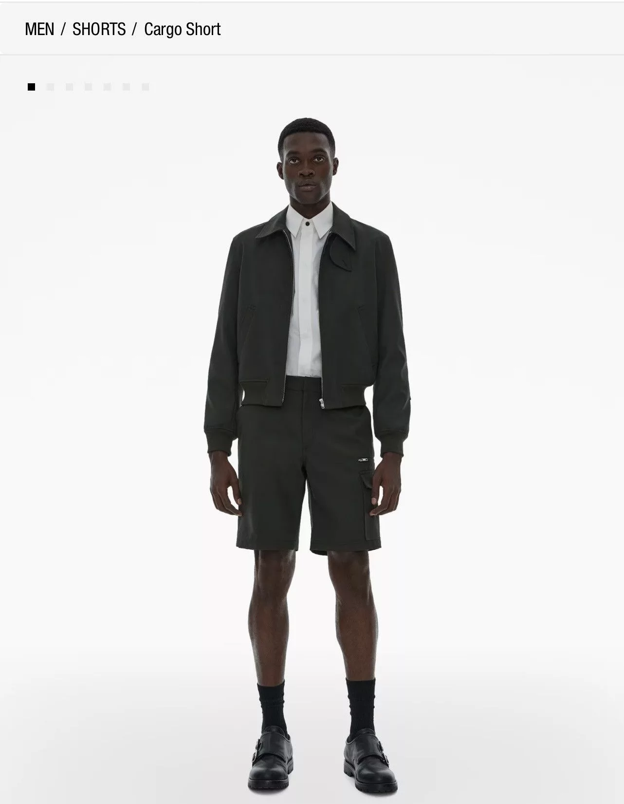 Helmut Lang Shorts Helmut Lang Cargo Shorts Black