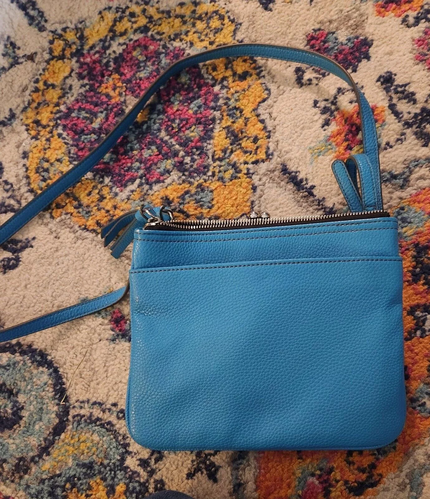 Nine West Other Blue Nine West Square Crossbody Purse