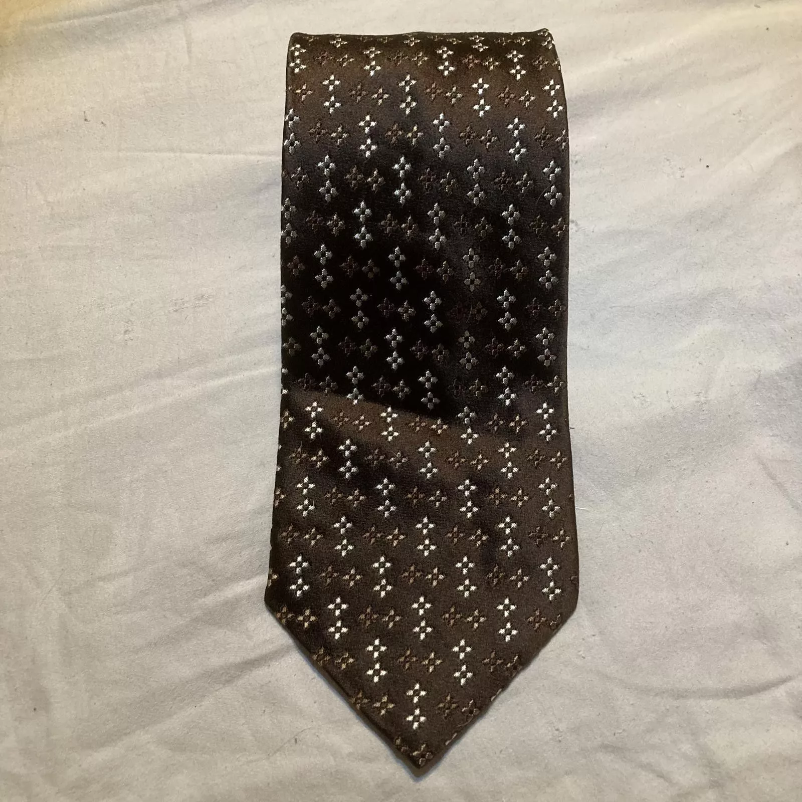 Express Ties Pocketsquares Express Brown 100% Silk Tie