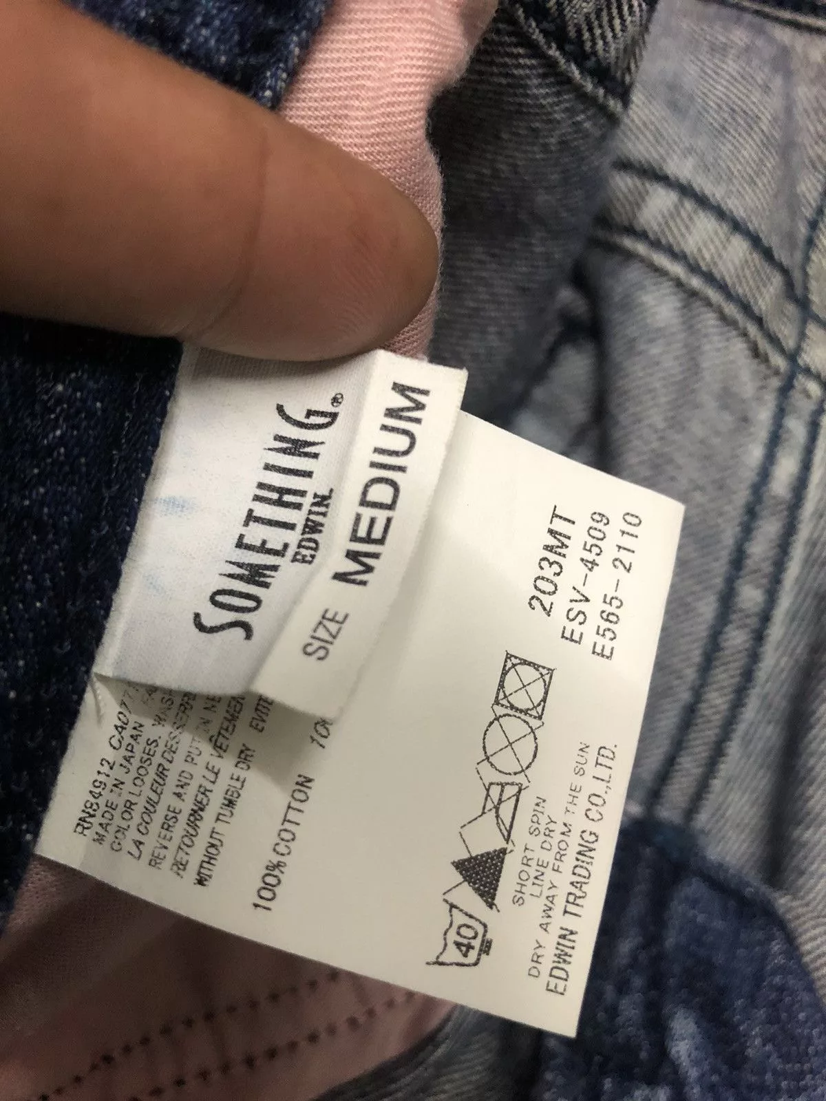 Edwin Jeans Edwin × Vintage Vintage Something x Edwin Blue