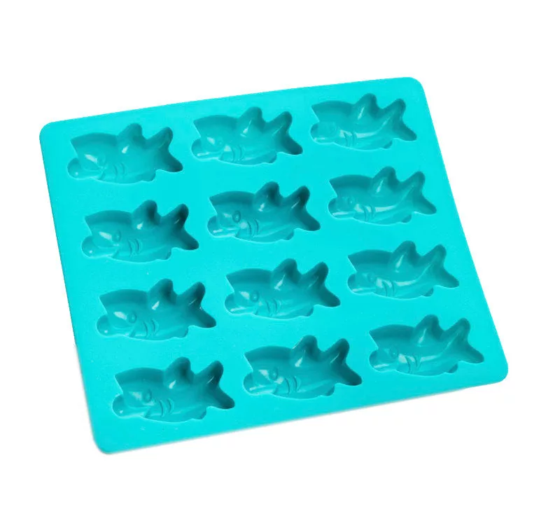 12 Shark Bites, Silicone Mold