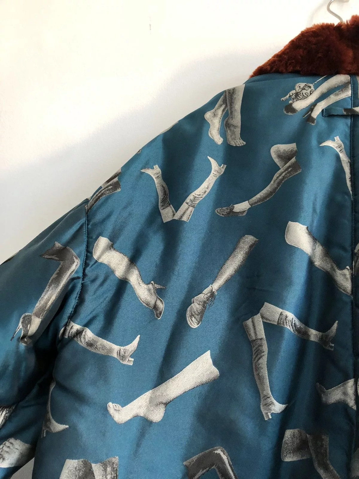 Jean Paul Gaultier Heavy Coats Jean Paul Gaultier aw 92 french cancan kimono coat Blue