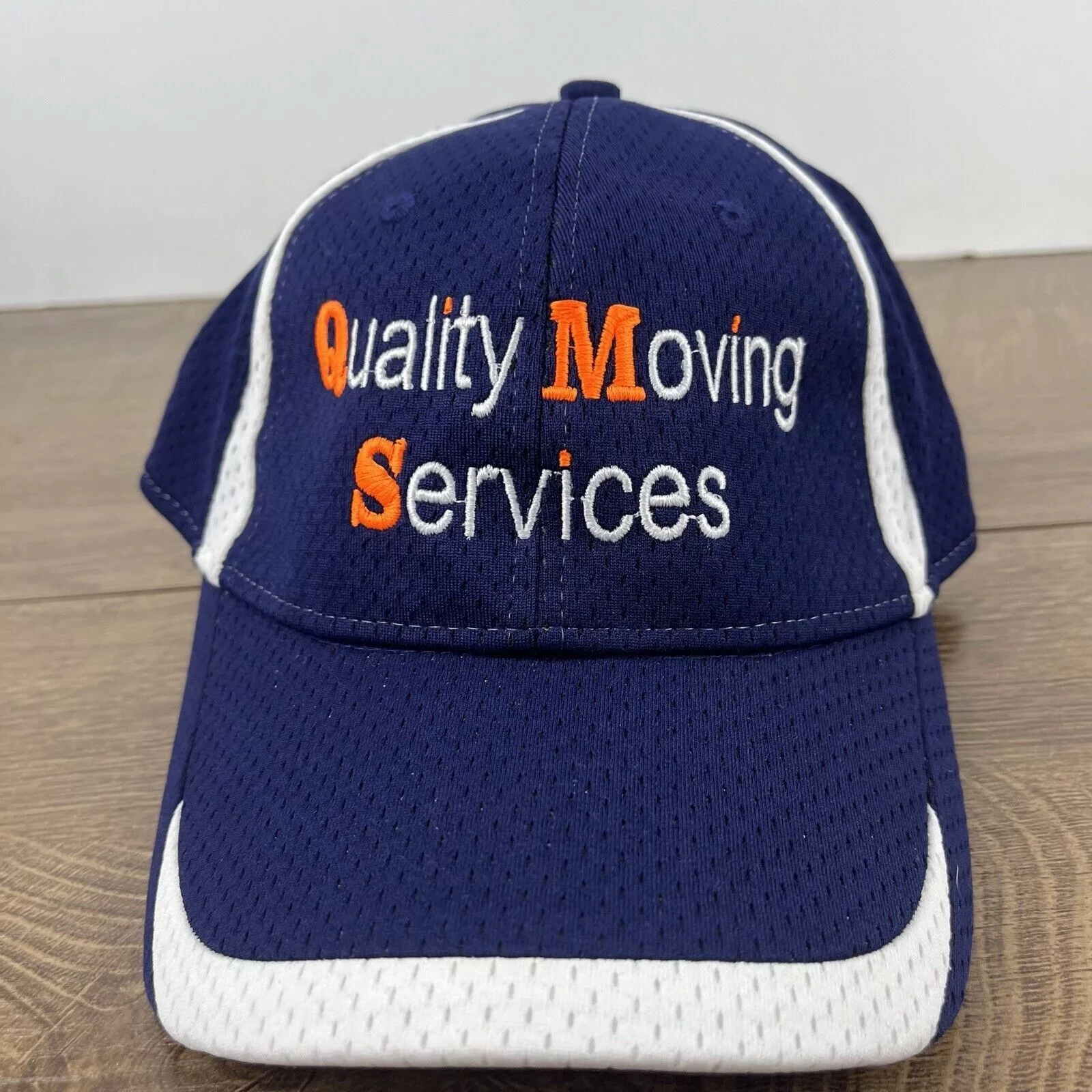 Other Hats Other QMS Hat Quality Moving Services Hat Blue Cap Adjustable Blue