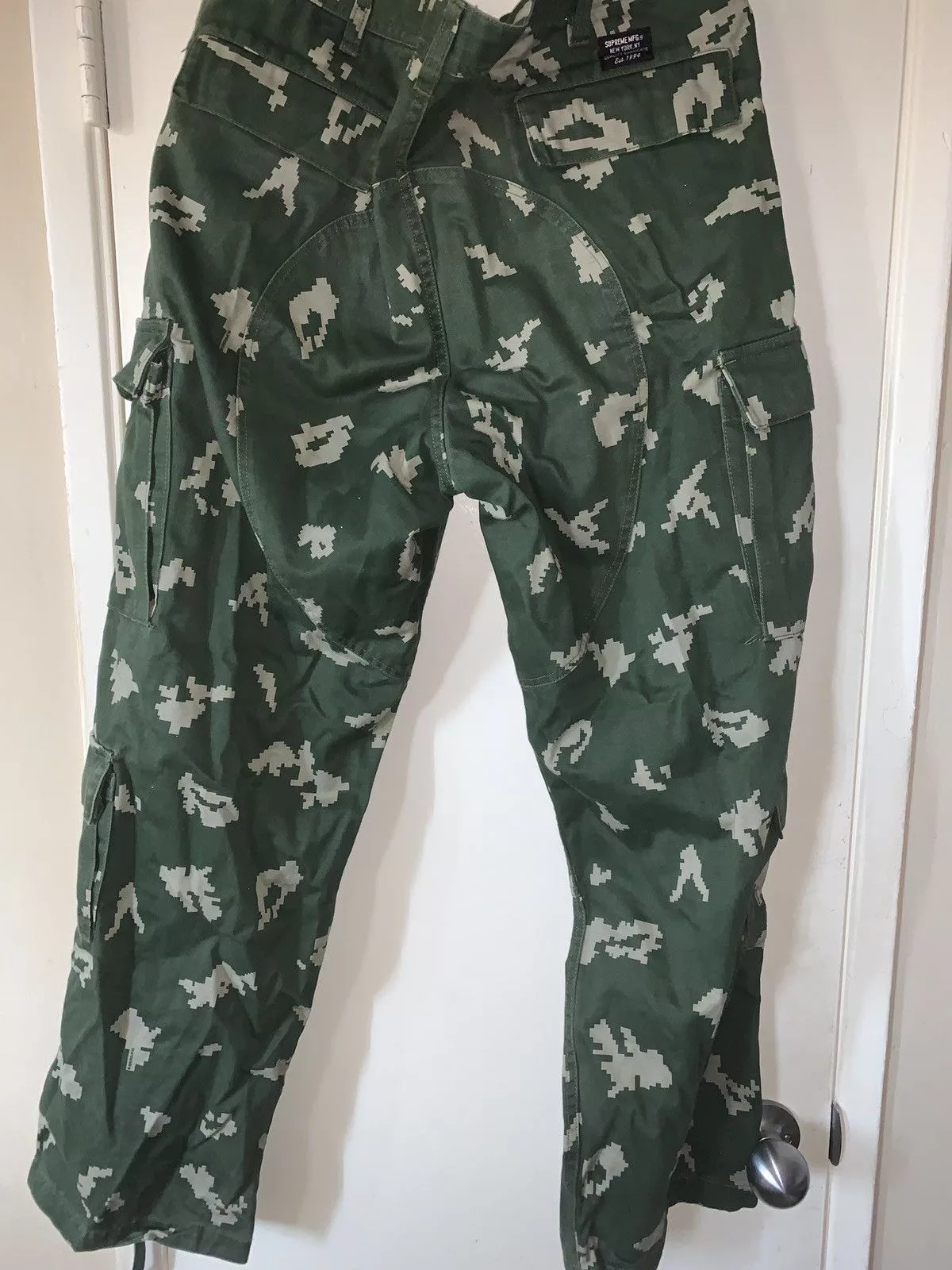 Supreme Casual Pants Supreme Digital Camo cargo pants Green