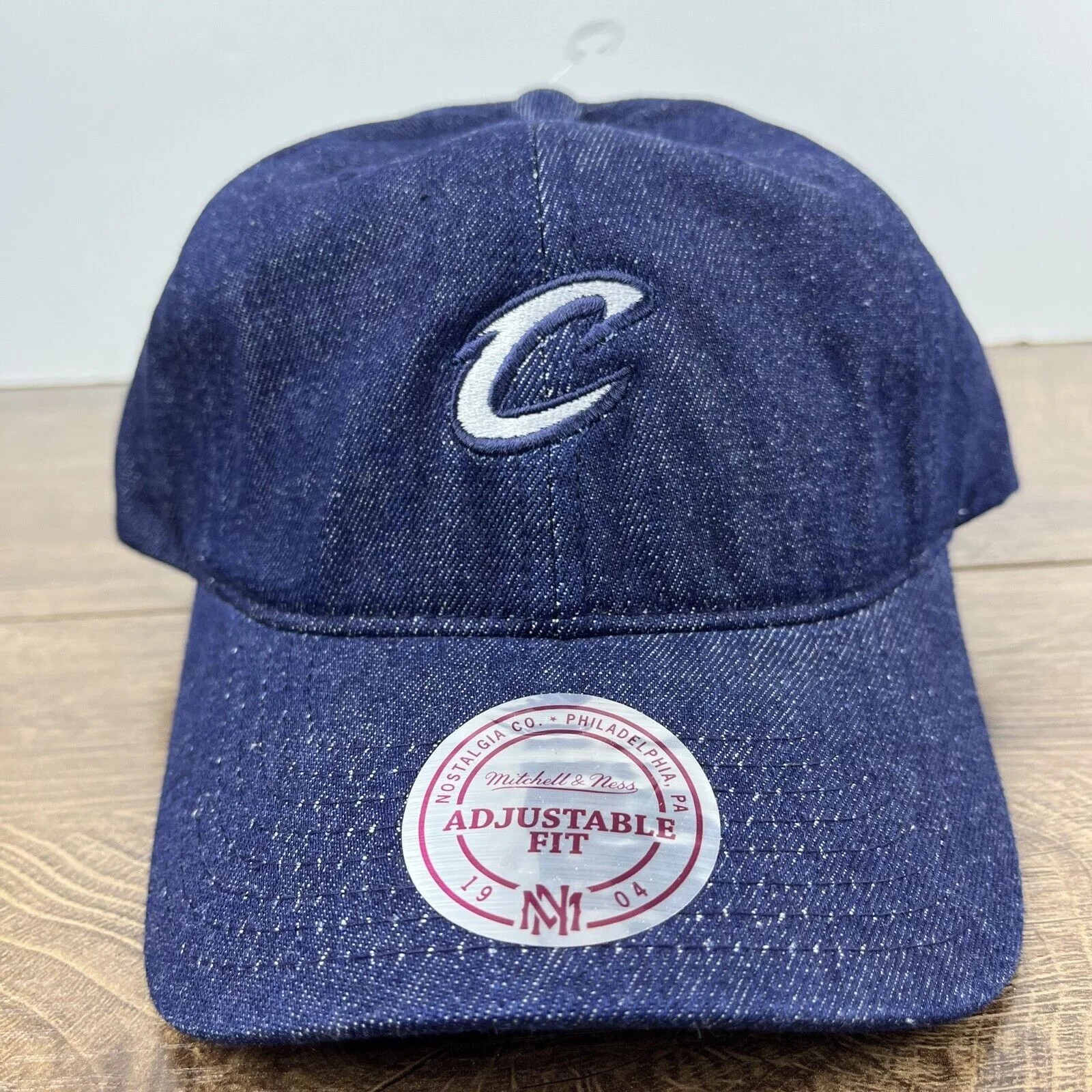 Mitchell & Ness Hats Cleveland Cavaliers Hat NBA Mitchell & Ness Blue Hat Adjusta