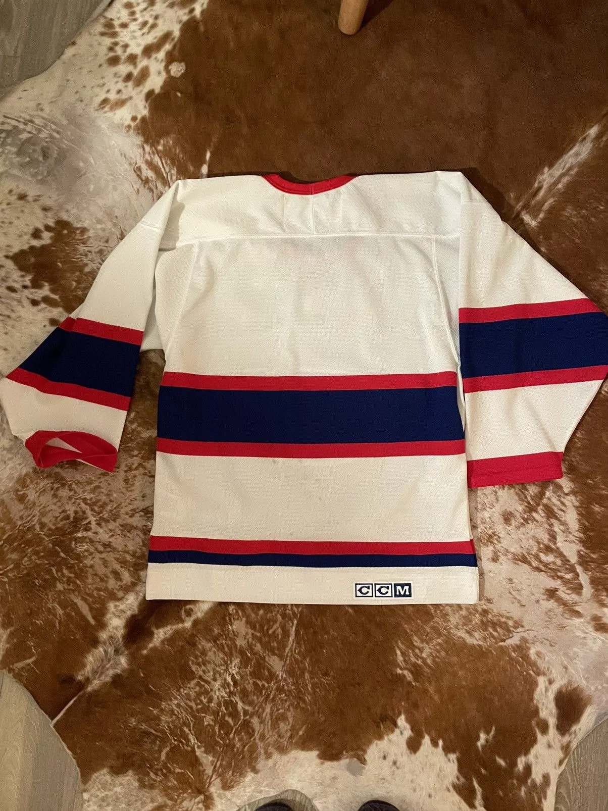 Ccm Jerseys Montreal Canadiens CCM Authentic Throwback Hockey Jersey White