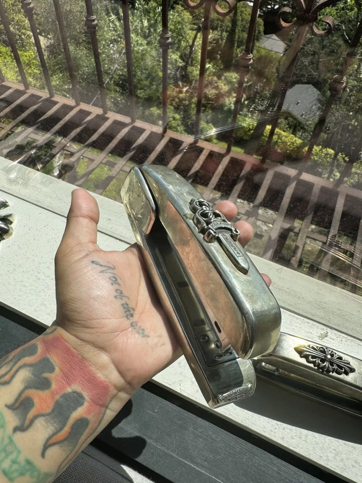 Chrome Hearts Miscellaneous Chrome Hearts Silver Dagger Stapler