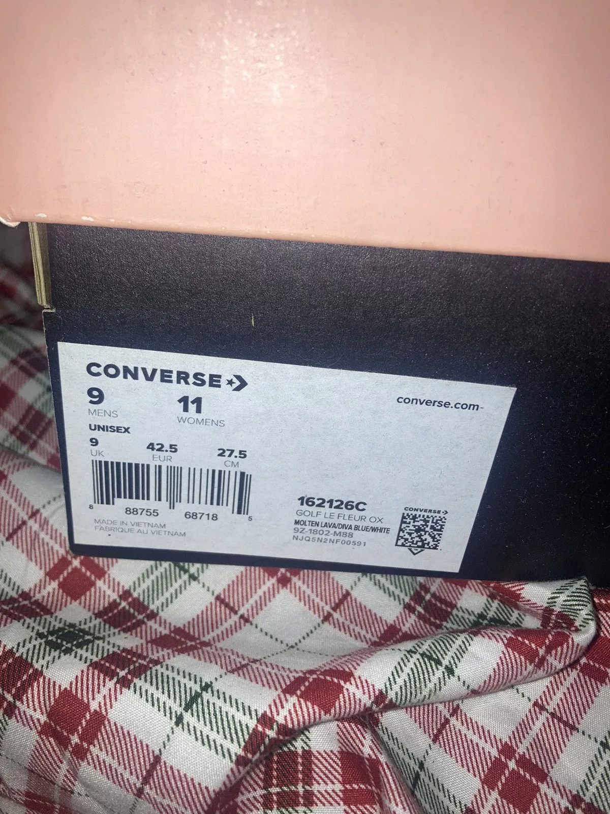 Golf le Fleur Low Top Sneakers Golf le Fleur × Golf Wang × Tyler The Creator Converse Ox Tyler the Creator Golf Le Fleur Red Blue Multi