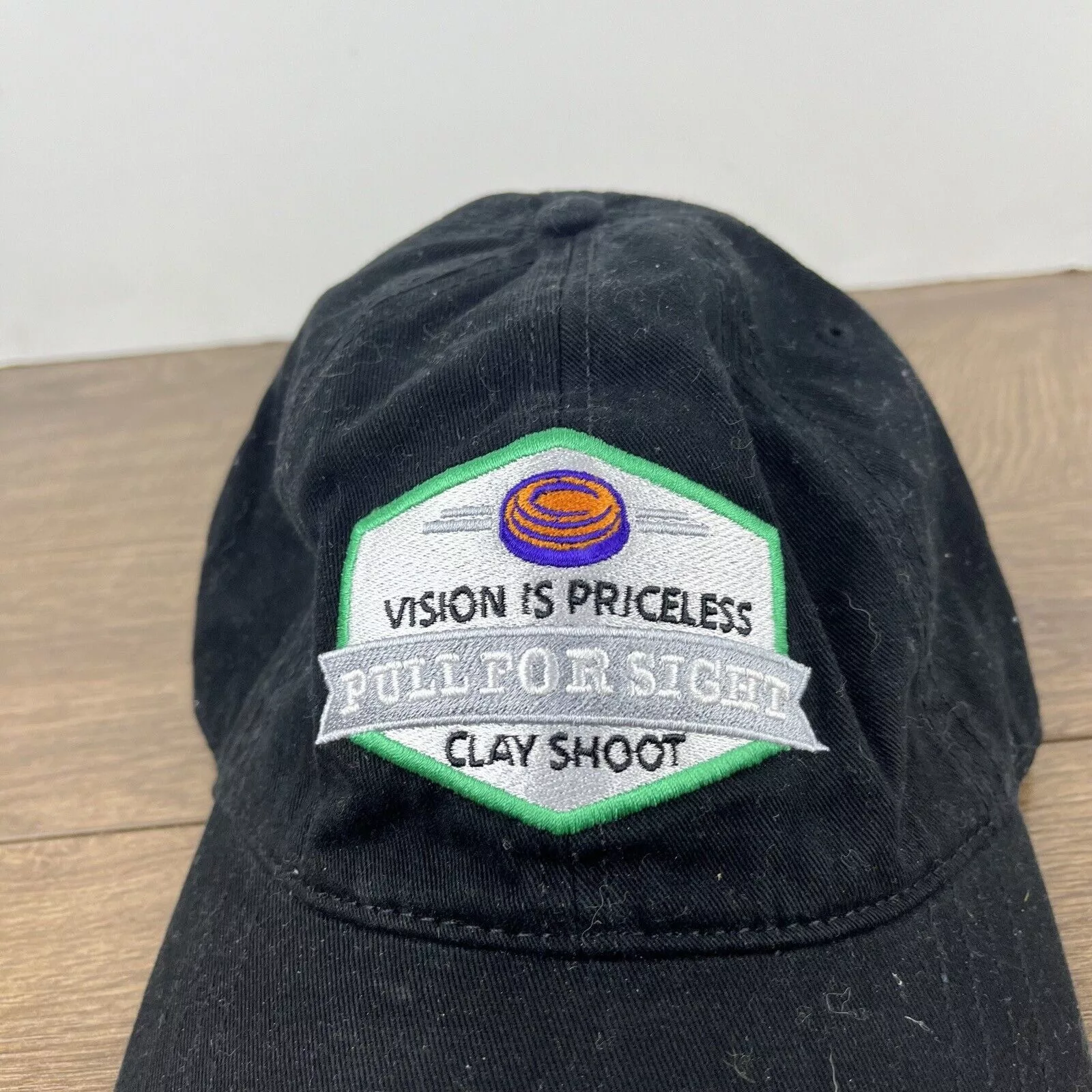 Other Hats Other Pull Por Sight Hat Clay Shoot Black Adjustable Hat Black Adu