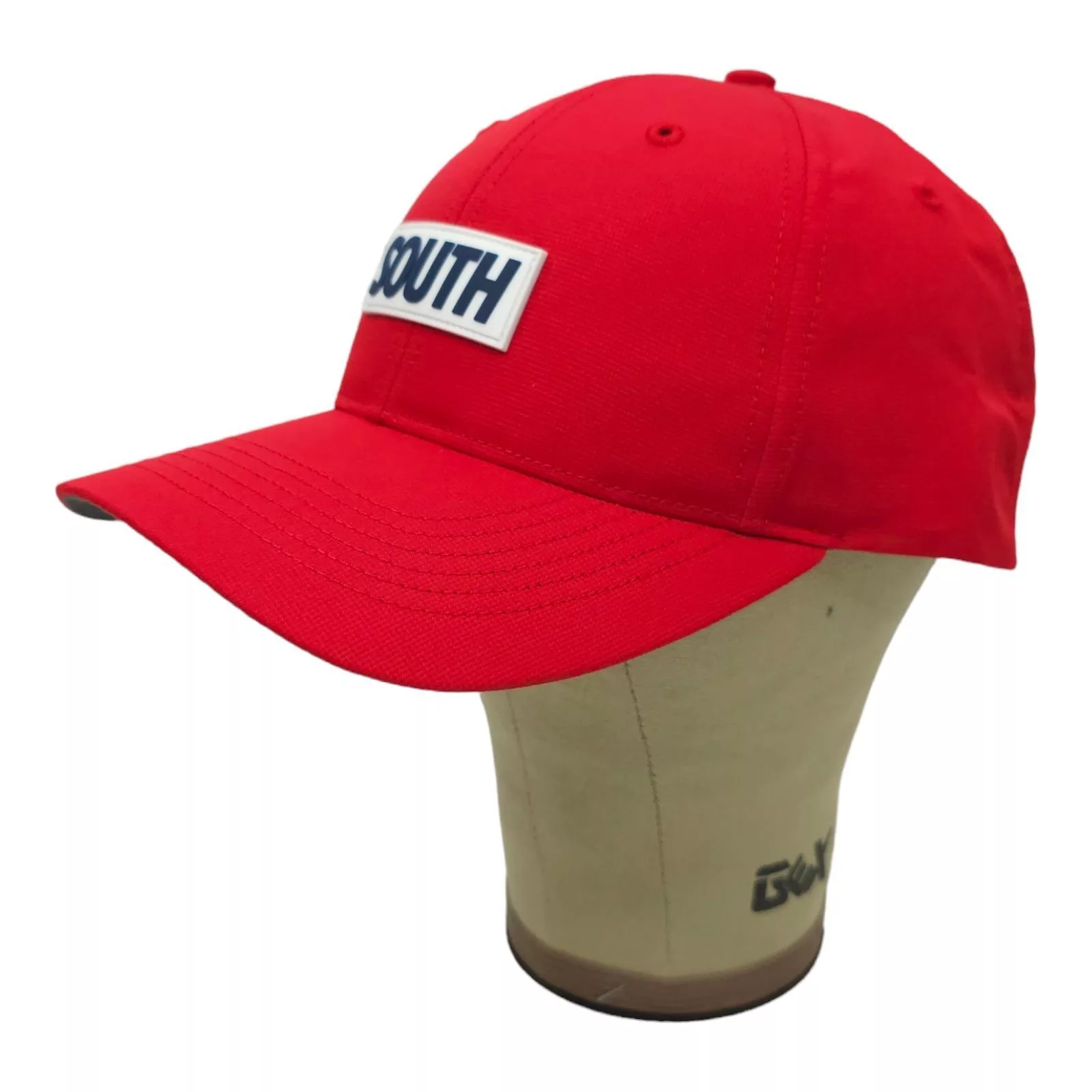 Richardson Hats Richardson South Rubber Patch Performance Strapback Cap Red