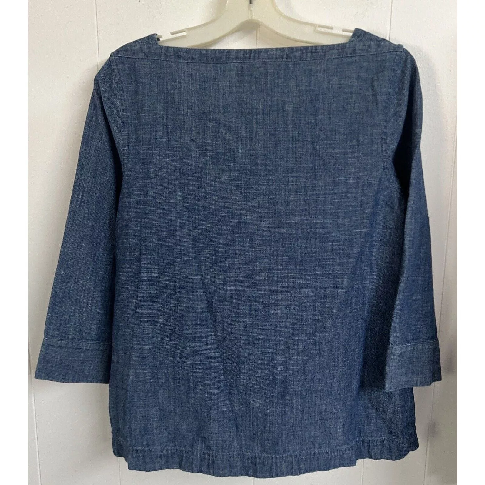 Vineyard Vines Sweaters Vineyard Vines Denim Color Pullover Top Small Long Sleeve Blue