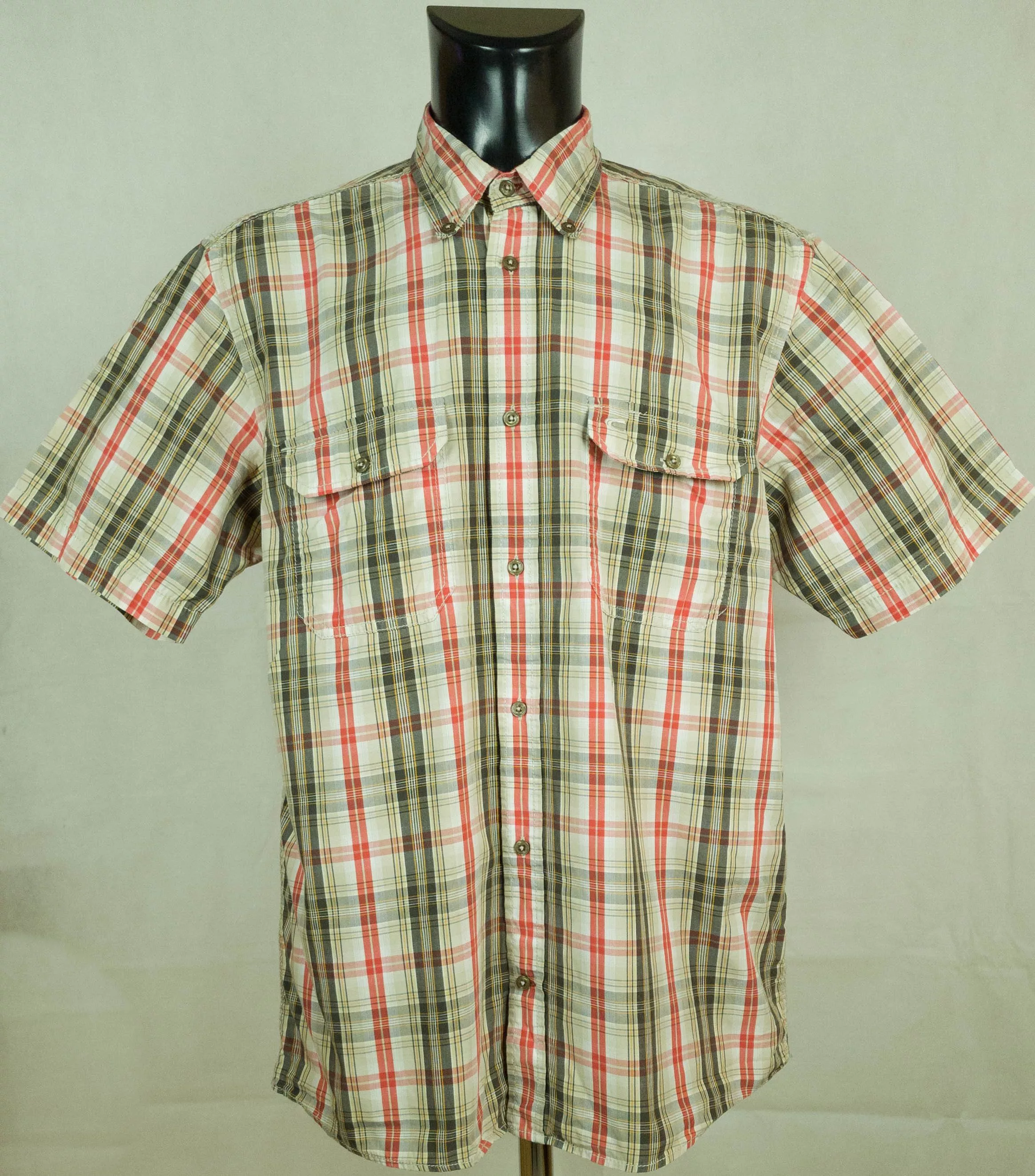 camel active Shirts Button Ups -- MENS CAMEL ACTIVE SHIRT SHORT SLEEVE COTTON SIZE XL Multi