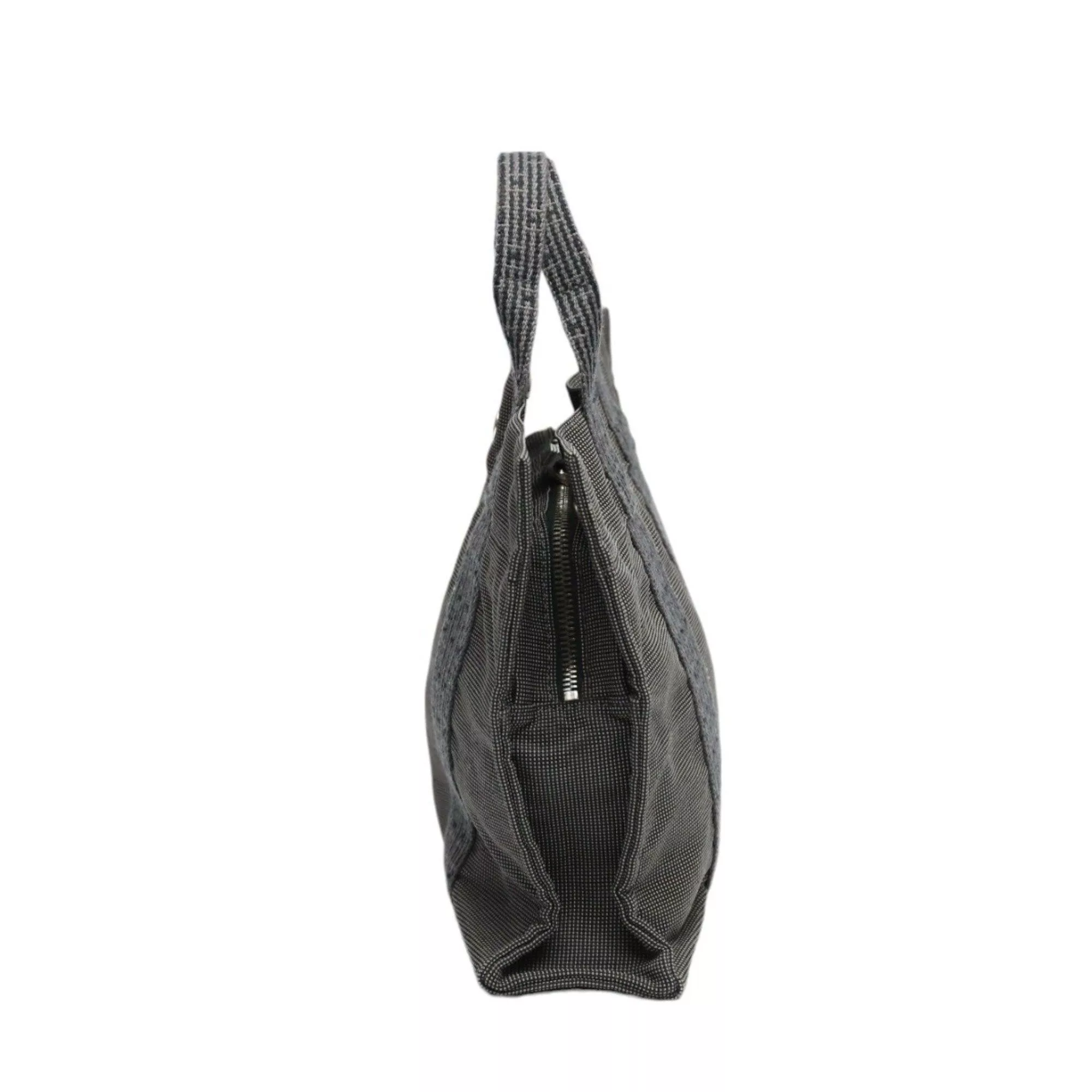 Hermes Other HERMES Handbag Air Line Canvas Grey Gray