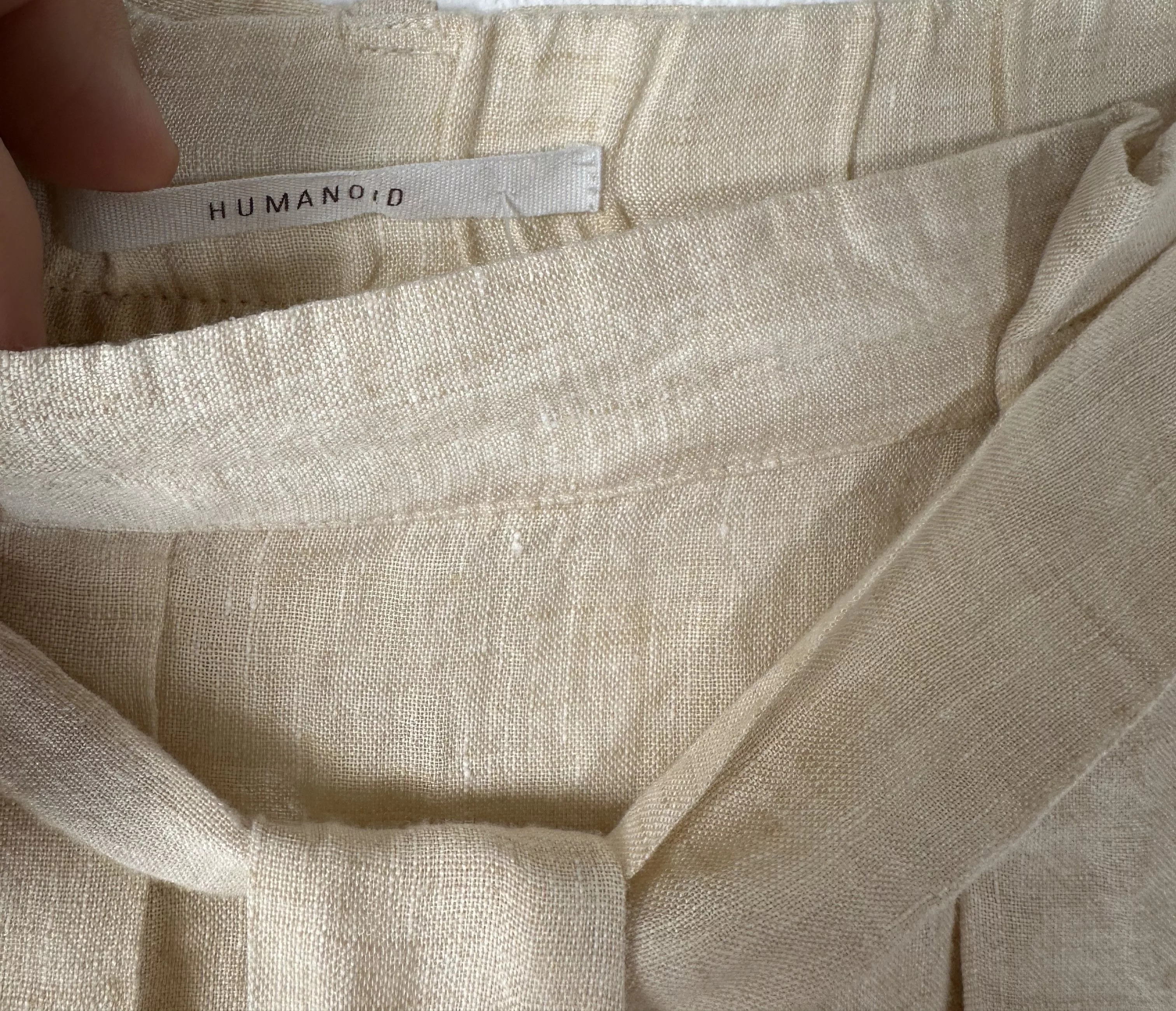 HUMANOID Pants HUMANOID Linen trousers Beige