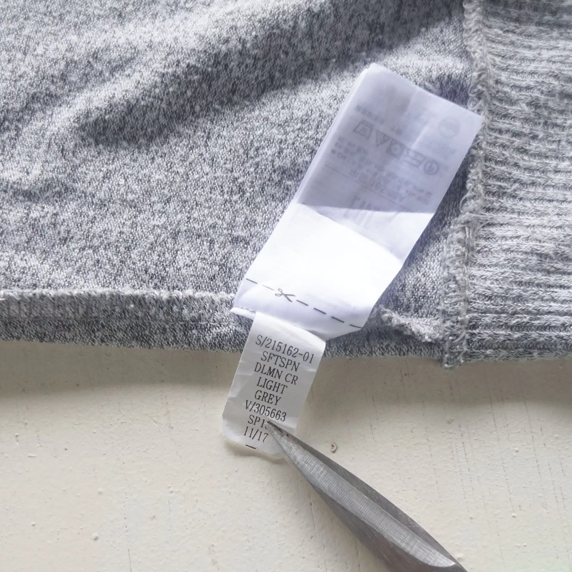 Gap Sweatshirts Hoodies GAP Oversized Pullover Lightweight Hoodie Gray