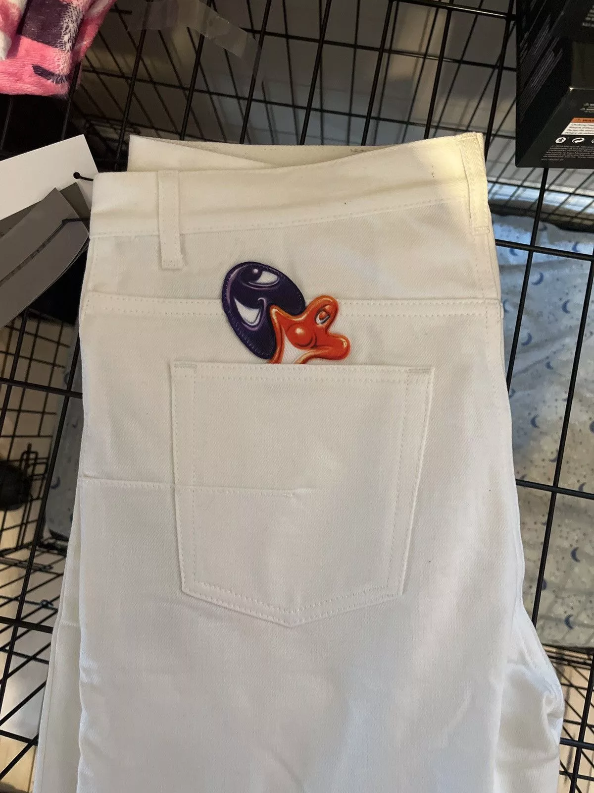 Dior Denim Dior x Kenny Scharf jeans White
