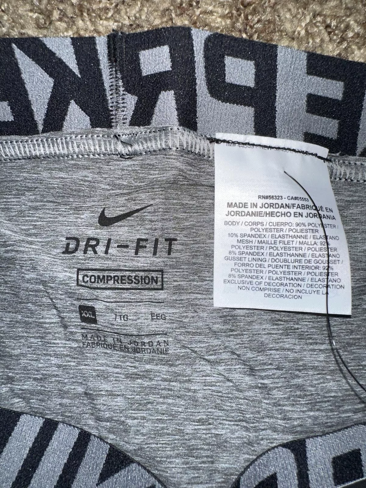Nike Shorts Nike Pro Cool Training Compression Grey Shorts 2016 Gray