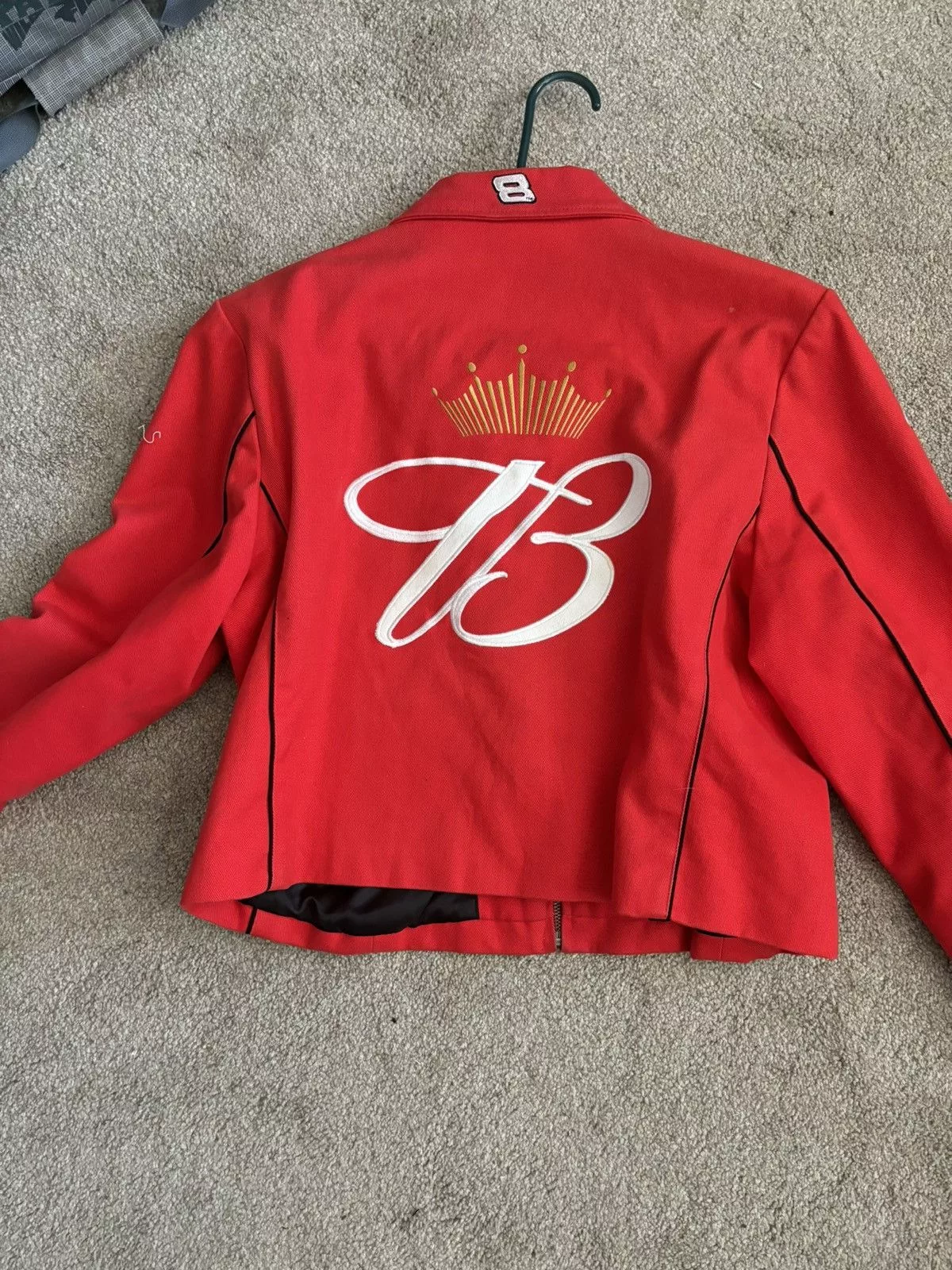 Budweiser Light Jackets Budweiser vintage racing jacket Red
