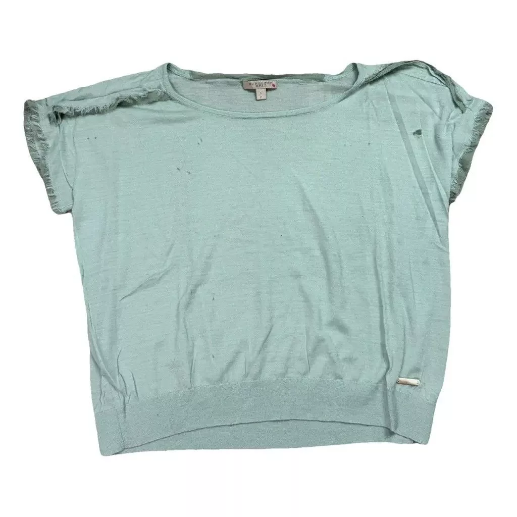 Burberry Blouses Burberry wool top Size: S Green