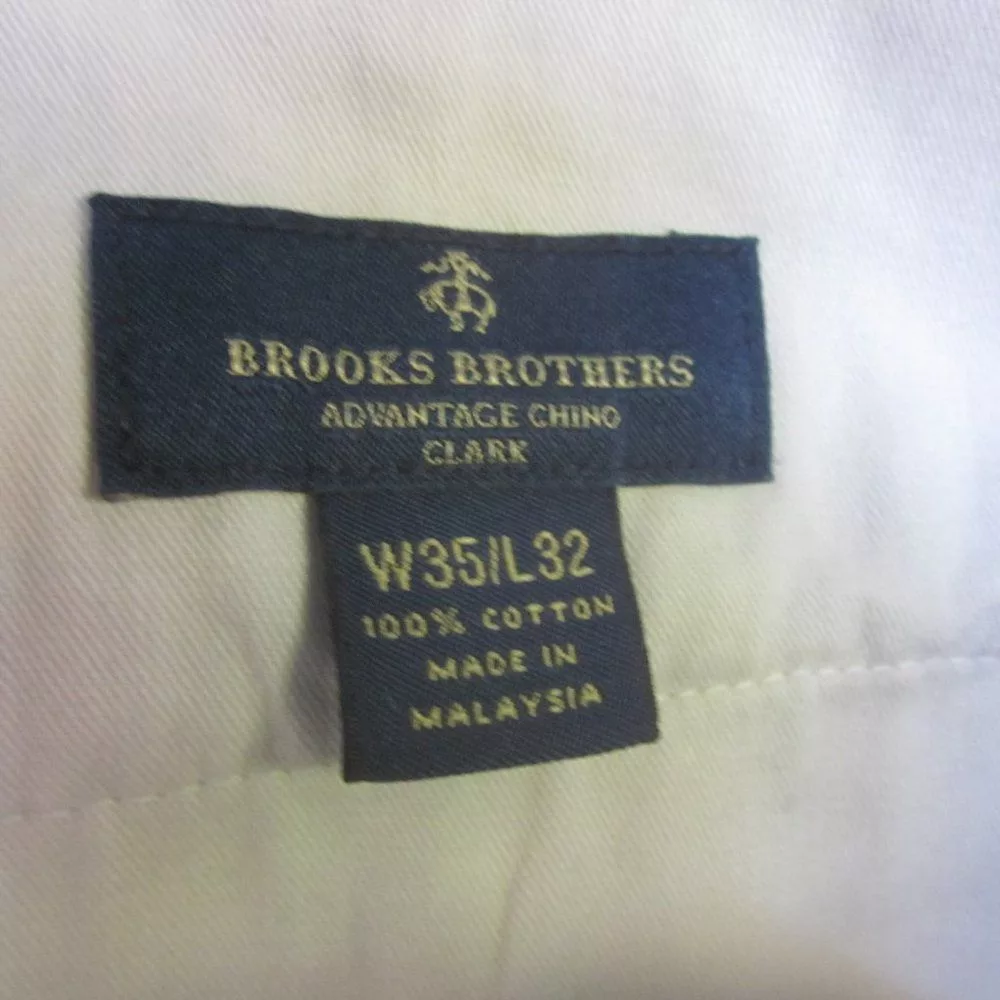Brooks Brothers Casual Pants Brooks Brothers Mens Chino Pants 35 X 32 White