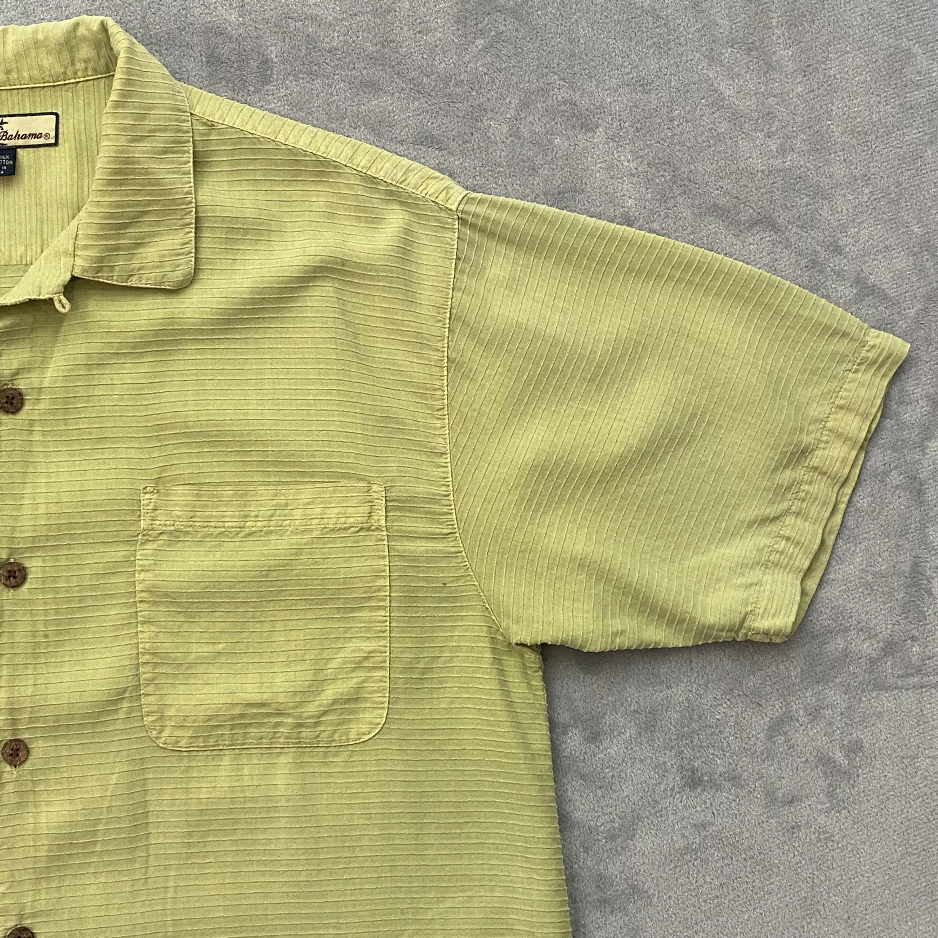 Tommy Bahama Shirts Button Ups Tommy Bahama RELAX Silk Camp Shirt Men Medium Short Sleeve Rib Knit Multi