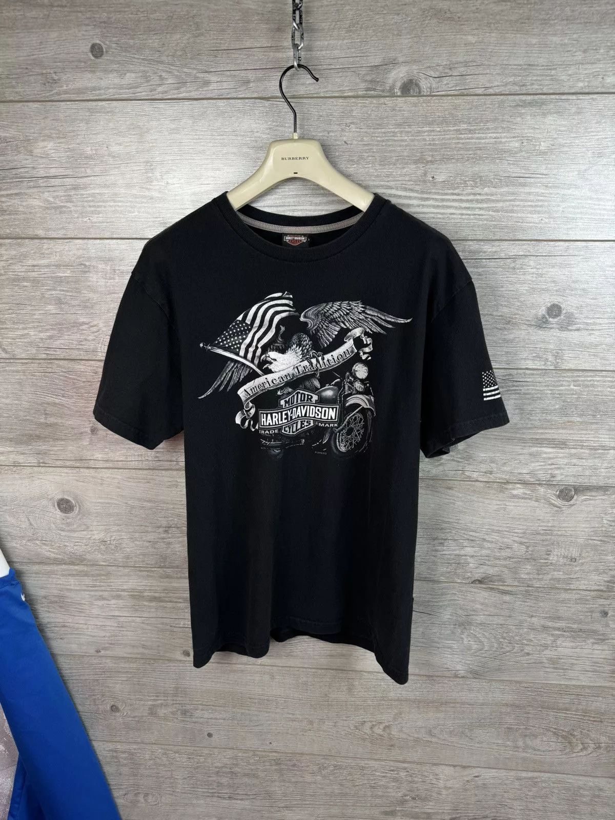 Harley Davidson Jerseys Harley Davidson × Vintage HARLEY DAVIDSON WILD FIRE VILLA PARK SIZE XL Black Streetwear