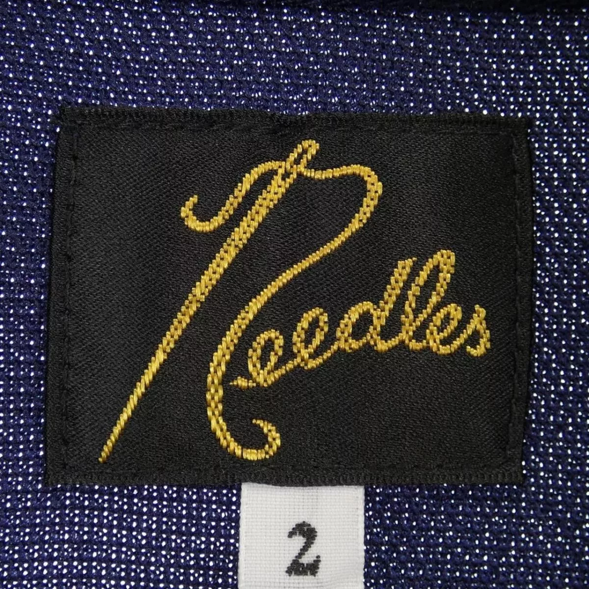 Needles Light Jackets Needles Jacket Zip Up Tape Side Blouson Navy Blue
