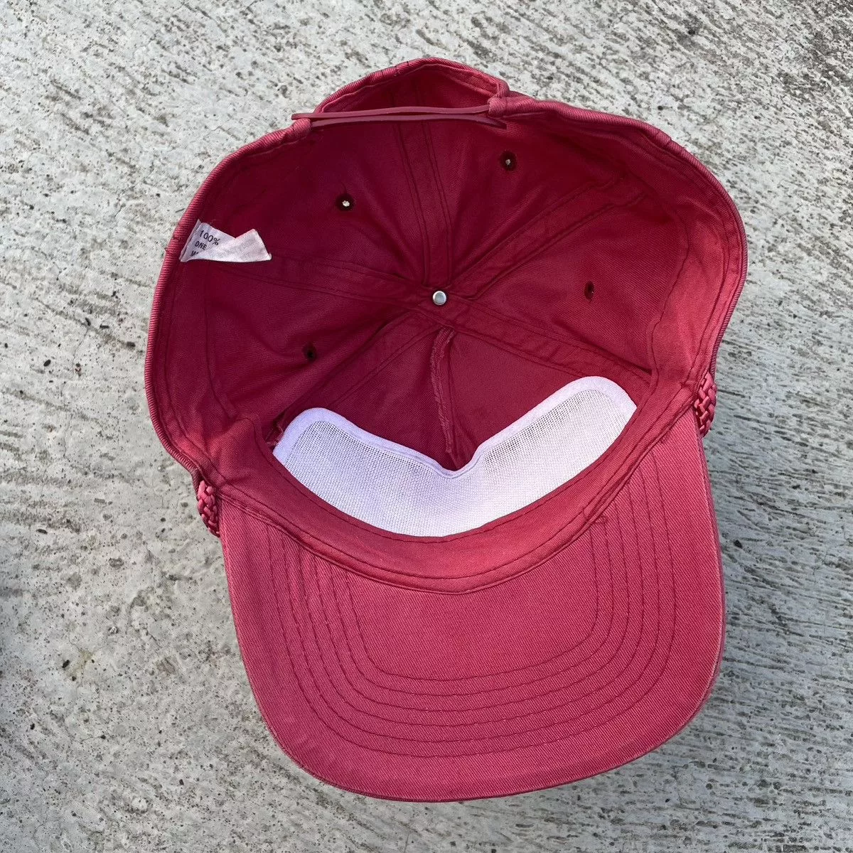 Vintage Hats Vintage. Lebanon, Exit 18. Truck stop rope hat Red