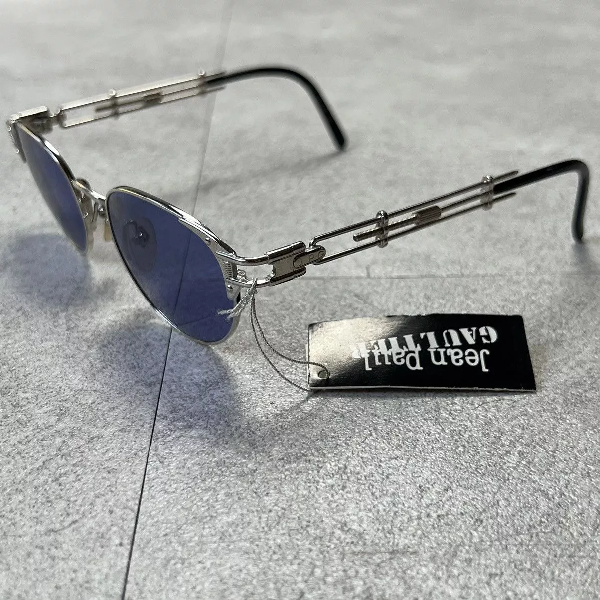 Jean Paul Gaultier Sunglasses DS Jean paul gaultier 56-4177 90s Vintage sunglasses Silver