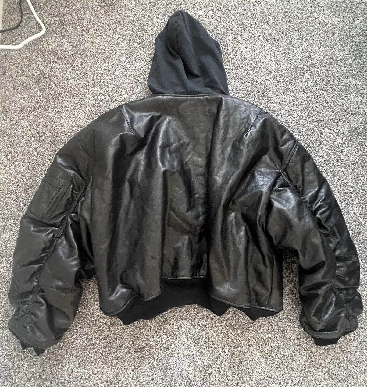 Balenciaga Leather Jackets *RARE* BALENCIAGA Leather Bomber Black