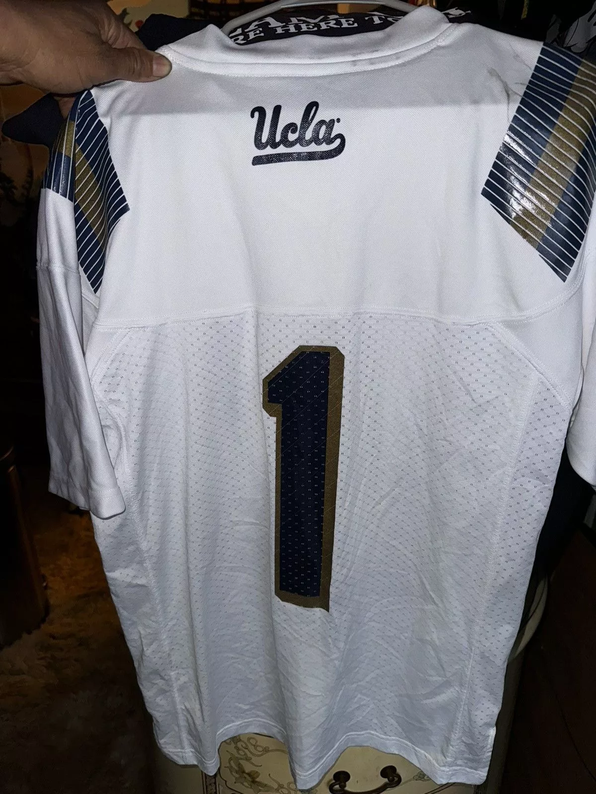 Adidas Jerseys adidas Men's UCLA Bruins NCAA Jersey Large White