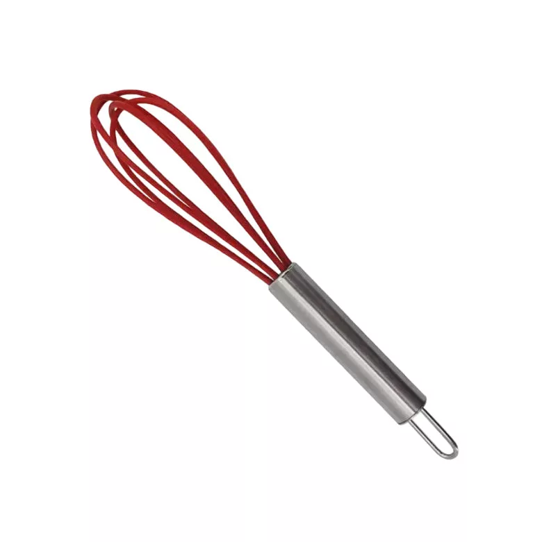 Red Silicone Whisk 5.75"