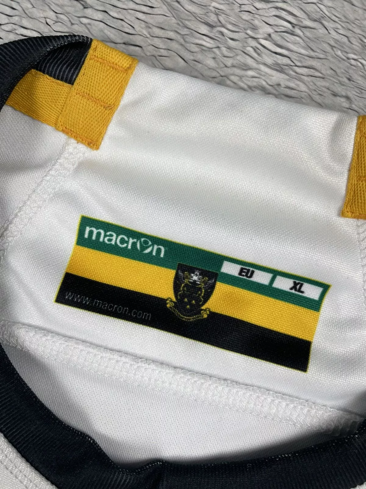 Macron Jerseys Macron × Vintage Vintage Northampton Saints Macron Rugby Team jersey blokcore White