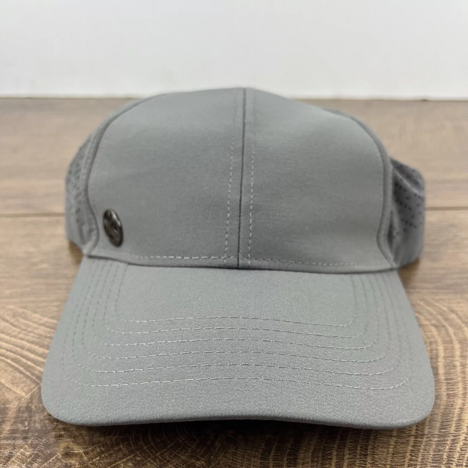 Other Hats Other Gray Athletic Hat Running Cap Hat Gray Hat Adjustable Hat Gr