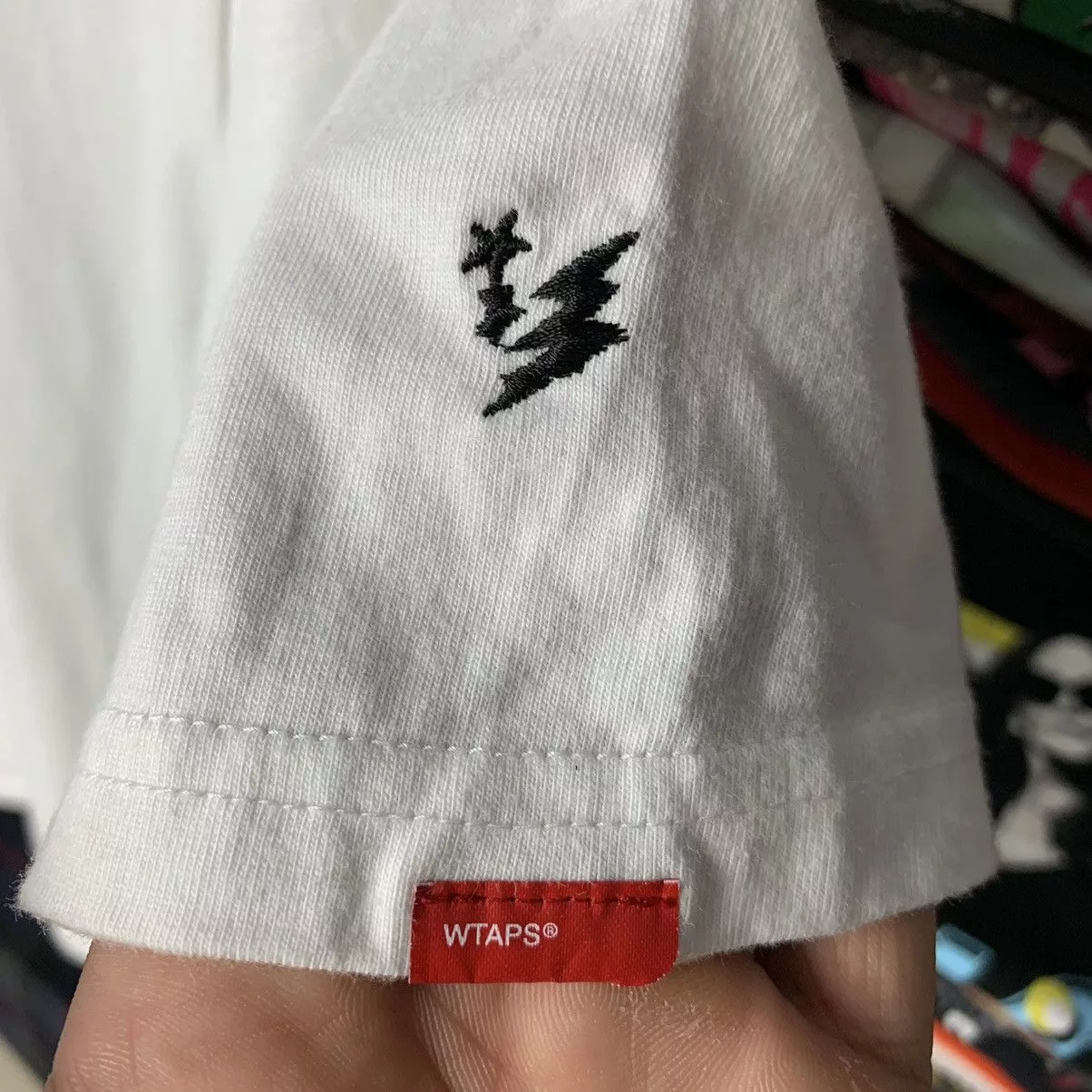 Wtaps Short Sleeve T Shirts wtaps no2 over no1 White