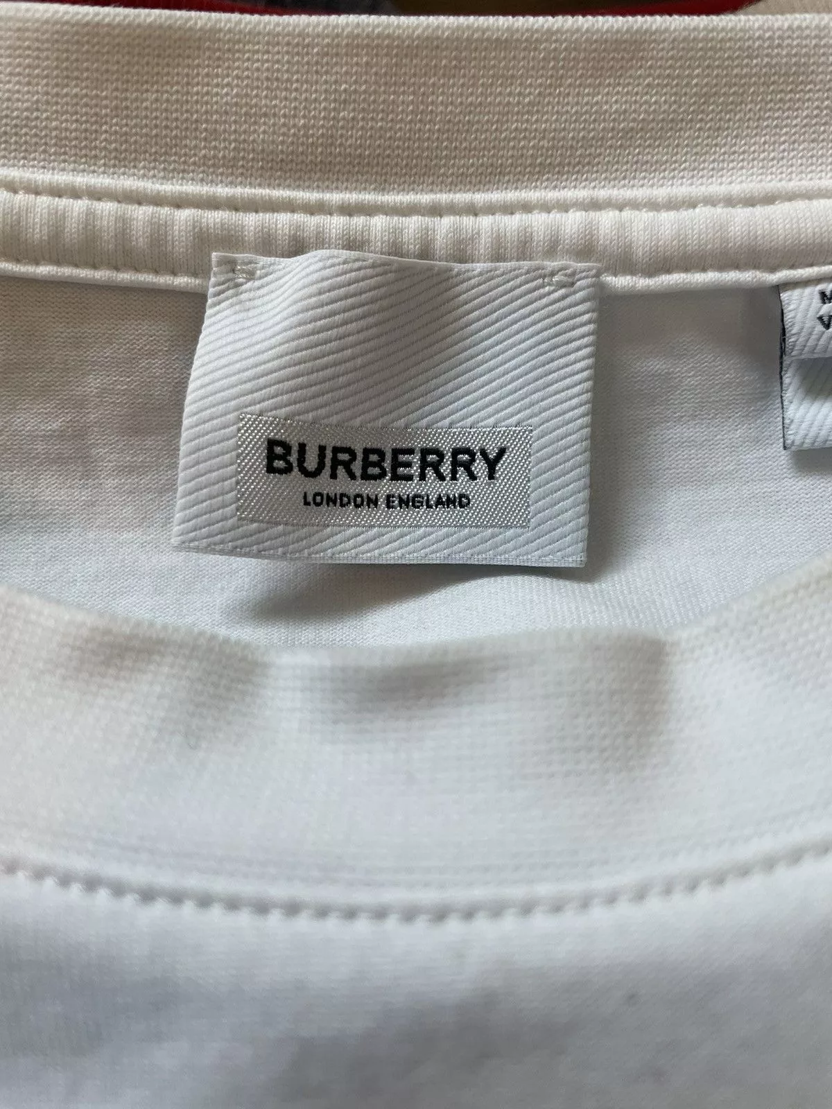 Burberry Short Sleeve T Shirts Burberry White
