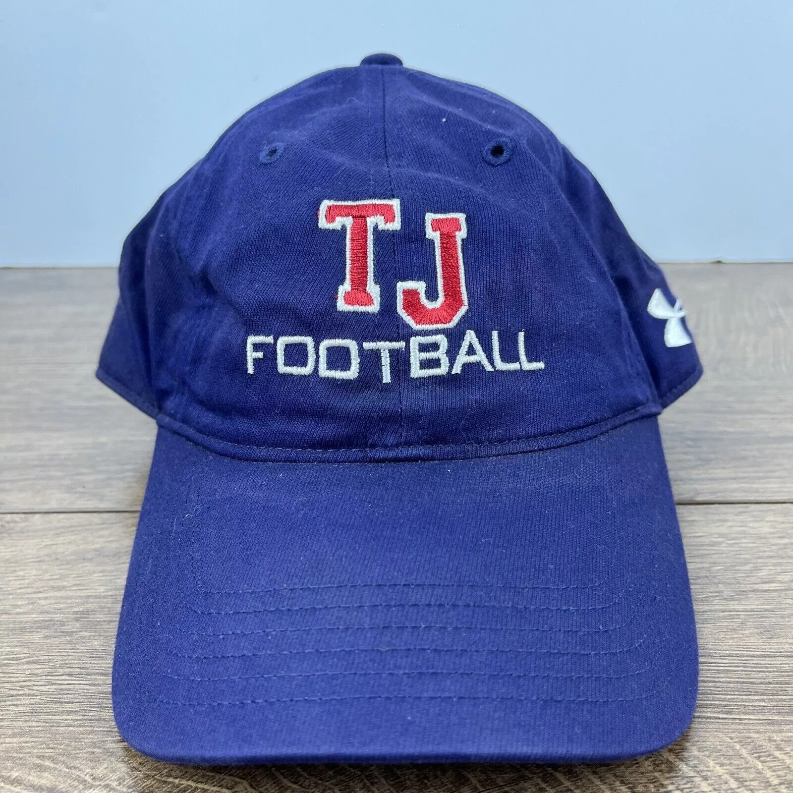 Under Armour Hats TJ Football Hat TJ Football Blue Hat Adjustable Under armour