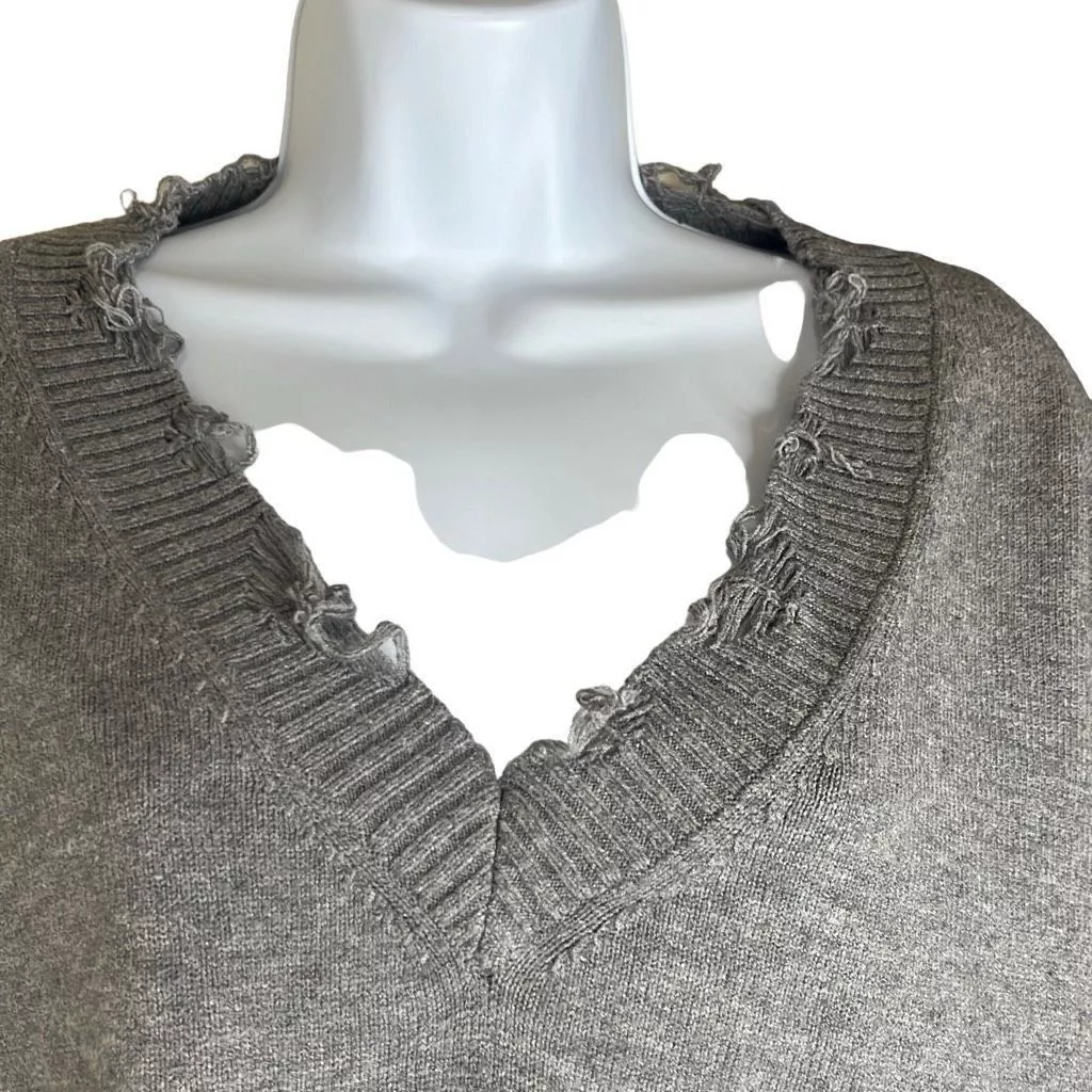 Other Sweaters Other Brooklyn Karma Womens Size Small Pullover Crop Sweater Gray
