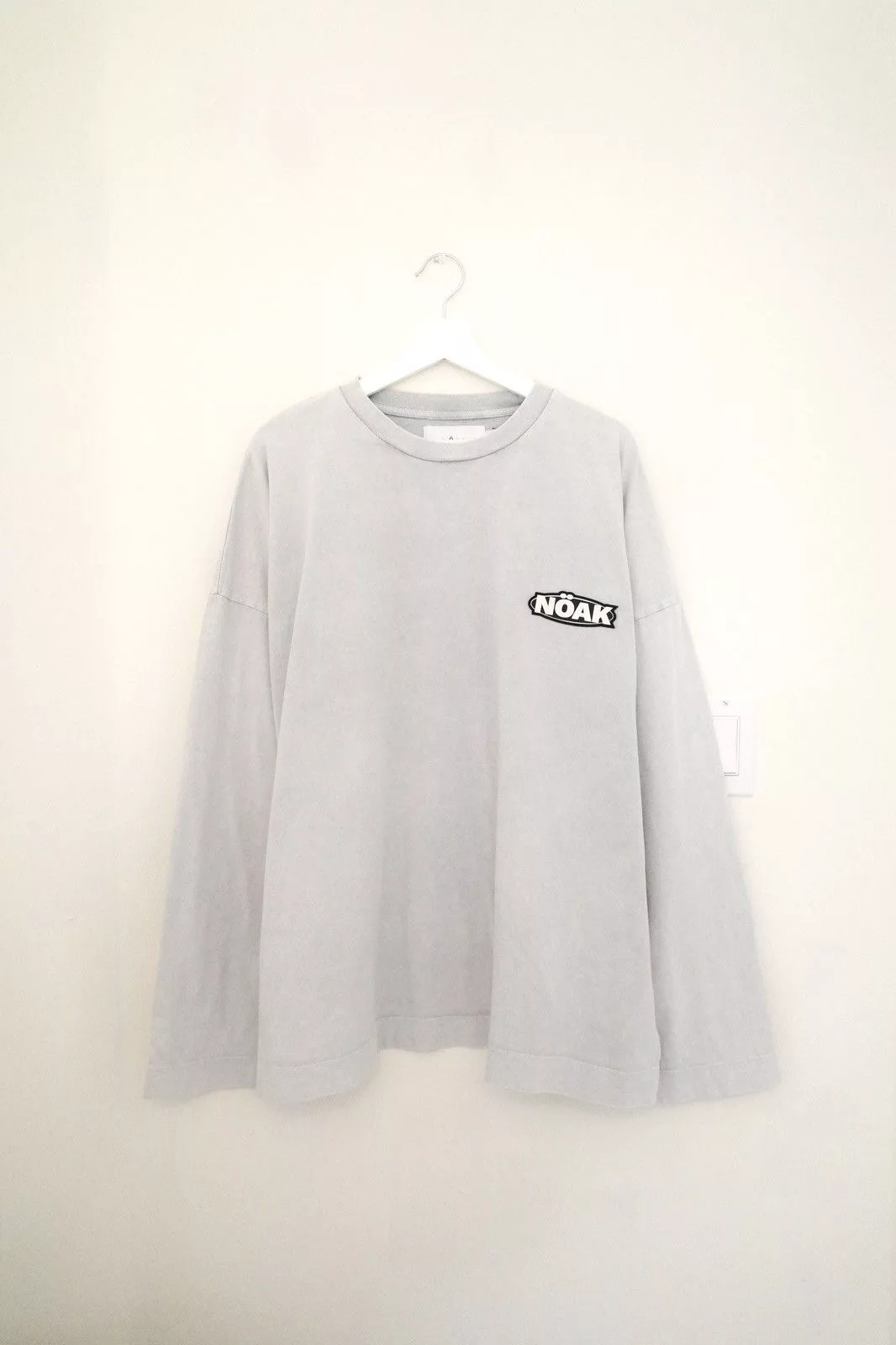 Asos Long Sleeve T Shirts Asos Nöak Oversized Longsleeve Tee Gray