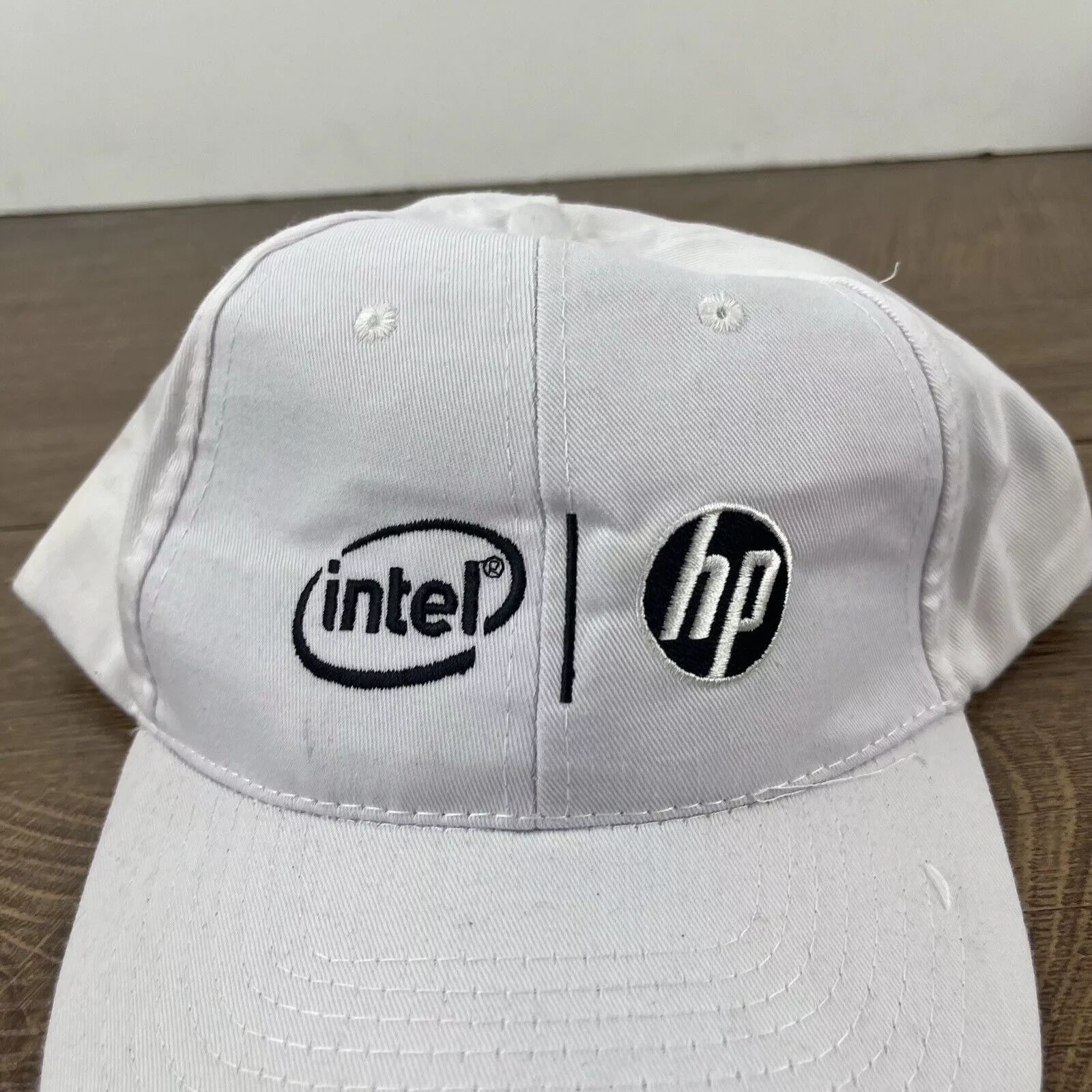 Other Hats Other Intel HP Hat Baseball Adjustable Hat White Adjustable Hat Ad