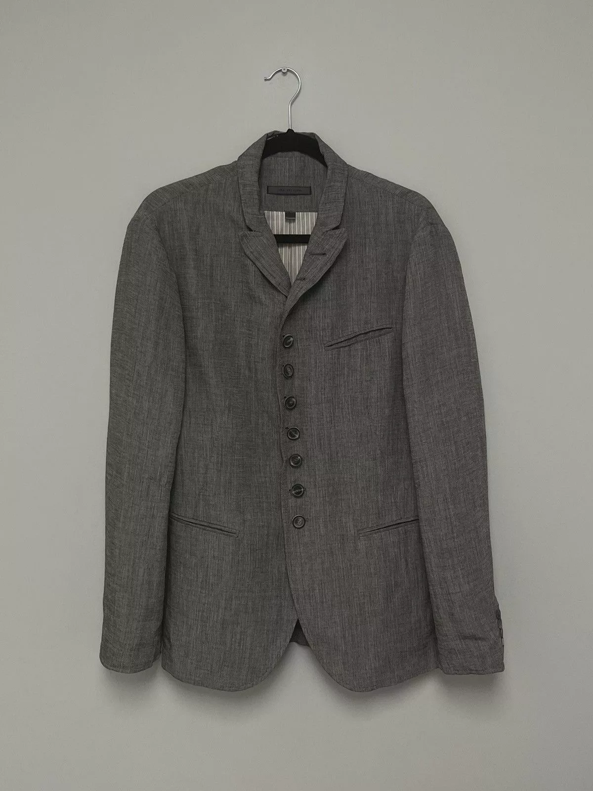 John Varvatos Light Jackets John Varvatos Multibutton jacket 50 Gray
