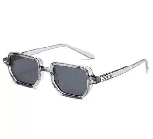 Electric Visual Sunglasses Electric Visual Retro Rectangle Sunglasses Gray Streetwear