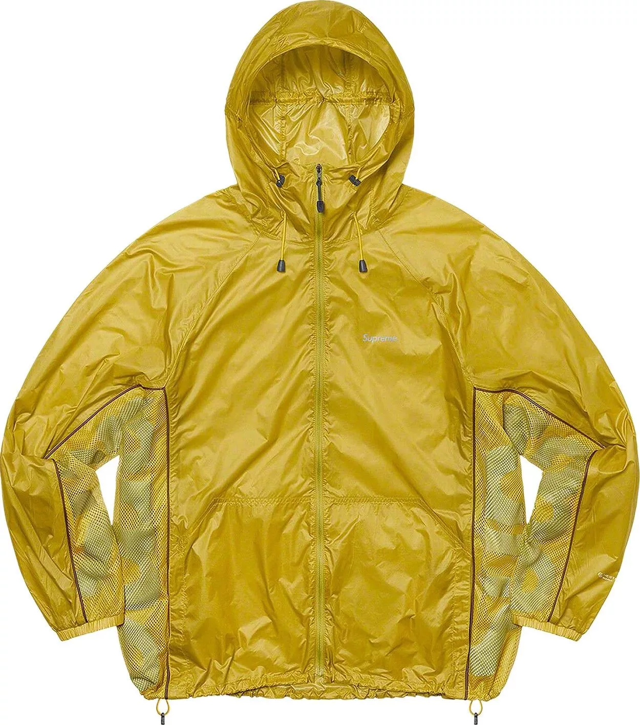Supreme Light Jackets Supreme Ripstop Hooded Windshell 'Acid Yellow'