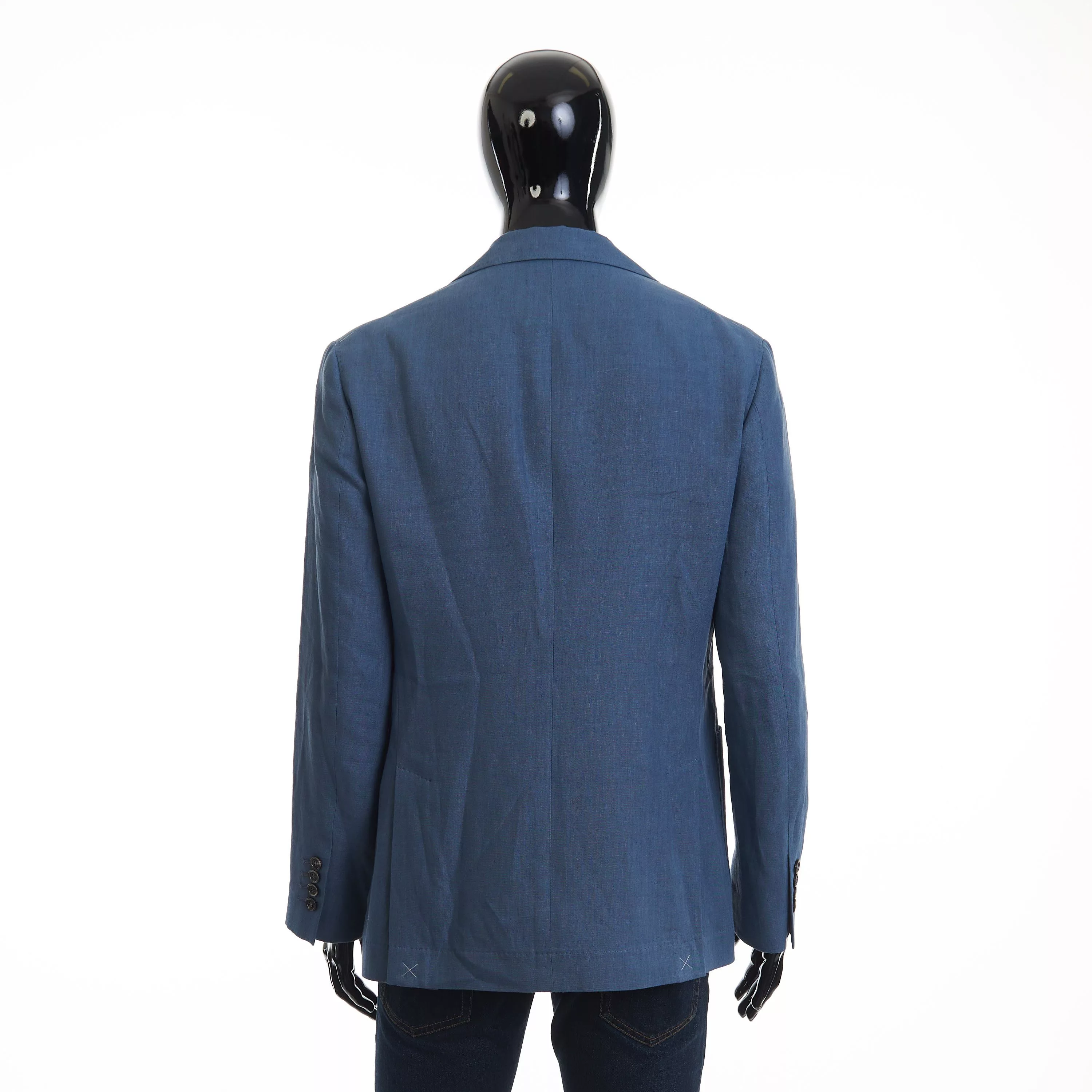 Brunello Cucinelli Blazers Brunello Cucinelli Deconstructed Blazer Jacket - Patch Pockets Blue