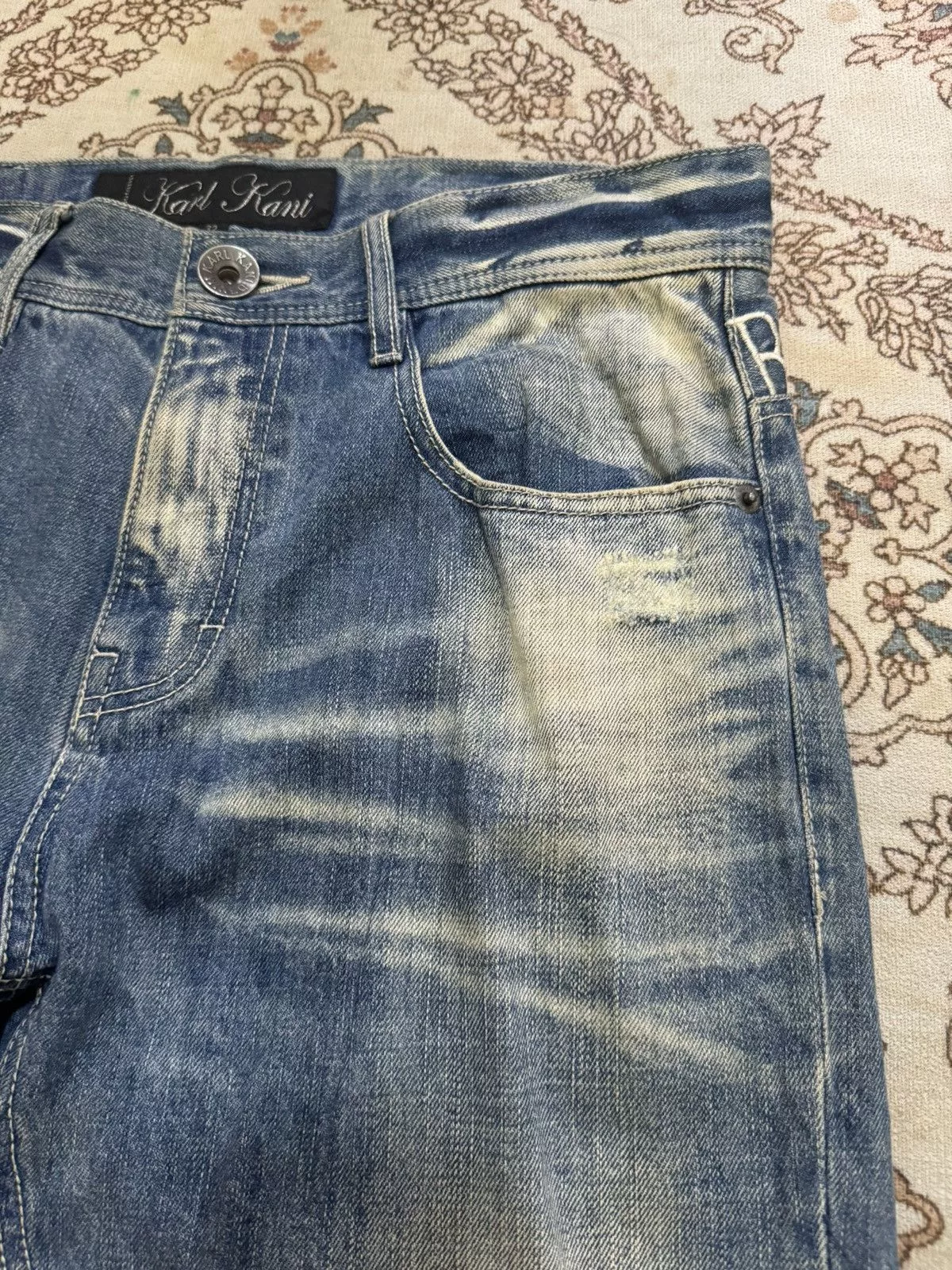 Karl Kani × Vintage Vintage Y2K Karl Kani Denim Blue Streetwear