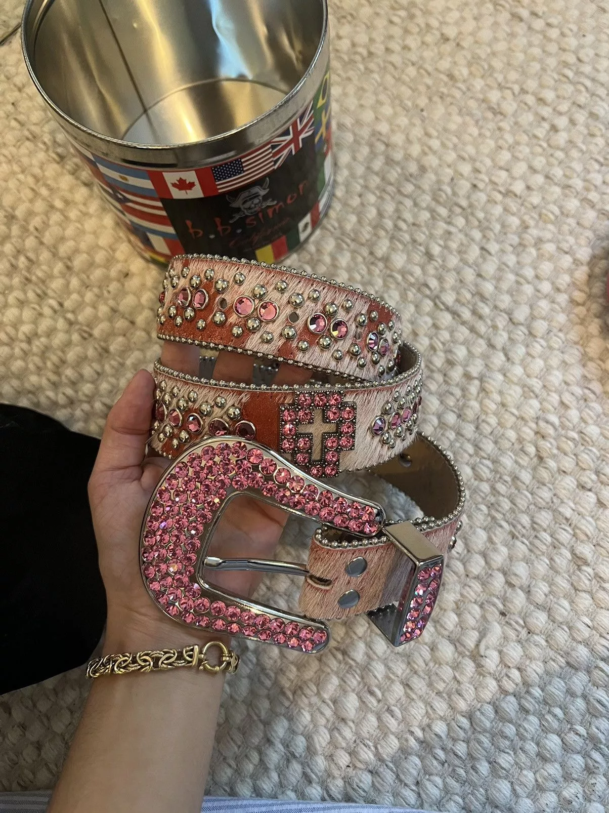 B.B. Simon Belts B.B. Simon Bb simon belt Pink