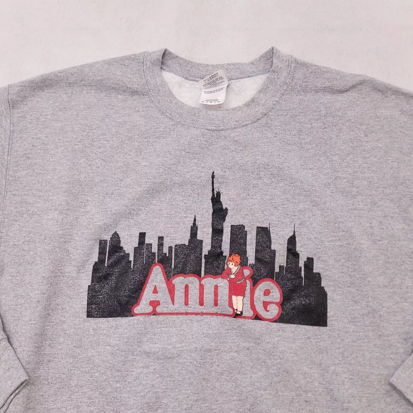 Gildan Sweatshirts Annie Gildan Casual Cotton Pullover Sweatshirt Womens Size M Gray